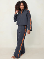 Lyvie Trim Sweatshirt - Charcoal