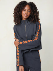 Lyvie Trim Sweatshirt - Charcoal