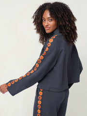 Lyvie Trim Sweatshirt - Charcoal