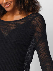 Patti Layering Sweater - Black