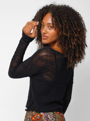 Patti Layering Sweater - Black