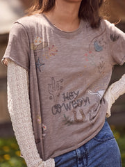 Aiden Cotton Icon Tee - Hey Cowboy
