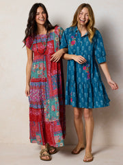 Berkley Maxi Dress - Jewel Positano Scarf