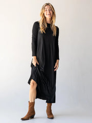 Stevie "ButterSoft" Knit Maxi Dress - Black