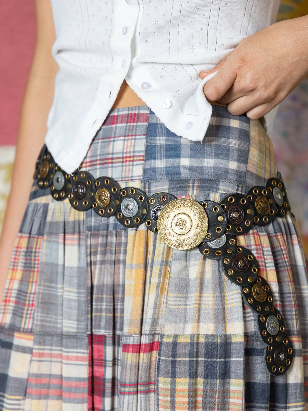 Eclipse Medallion Belt - Black