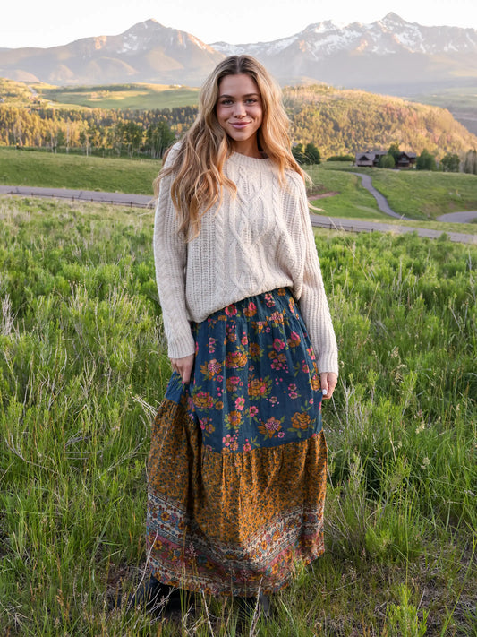 Super Soft Cable Knit Sweater - Oatmeal