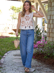 Lanie Open Back Top - Natural