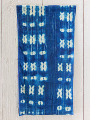 Full Boho Bandeau® Headband - Indigo Shibori Stamps