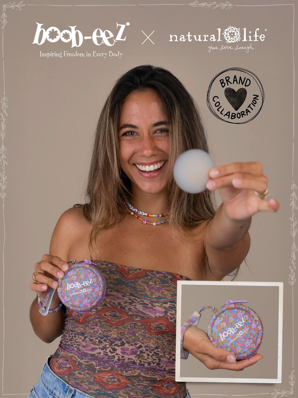 Boob-eez® x Natural Life Deluxe Duo Nipple Cover - Light