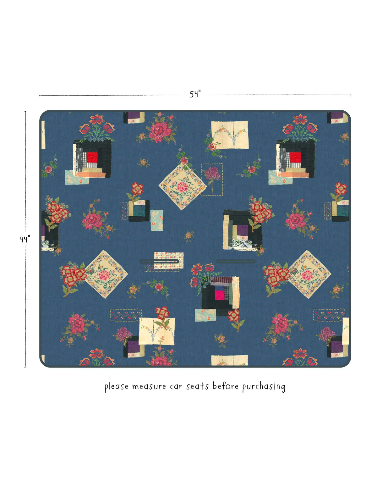 Velvet Back Car Seat Cover - Western Craft