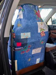 Velvet Front Car Seat Cover, Set of 2 - Western Craft