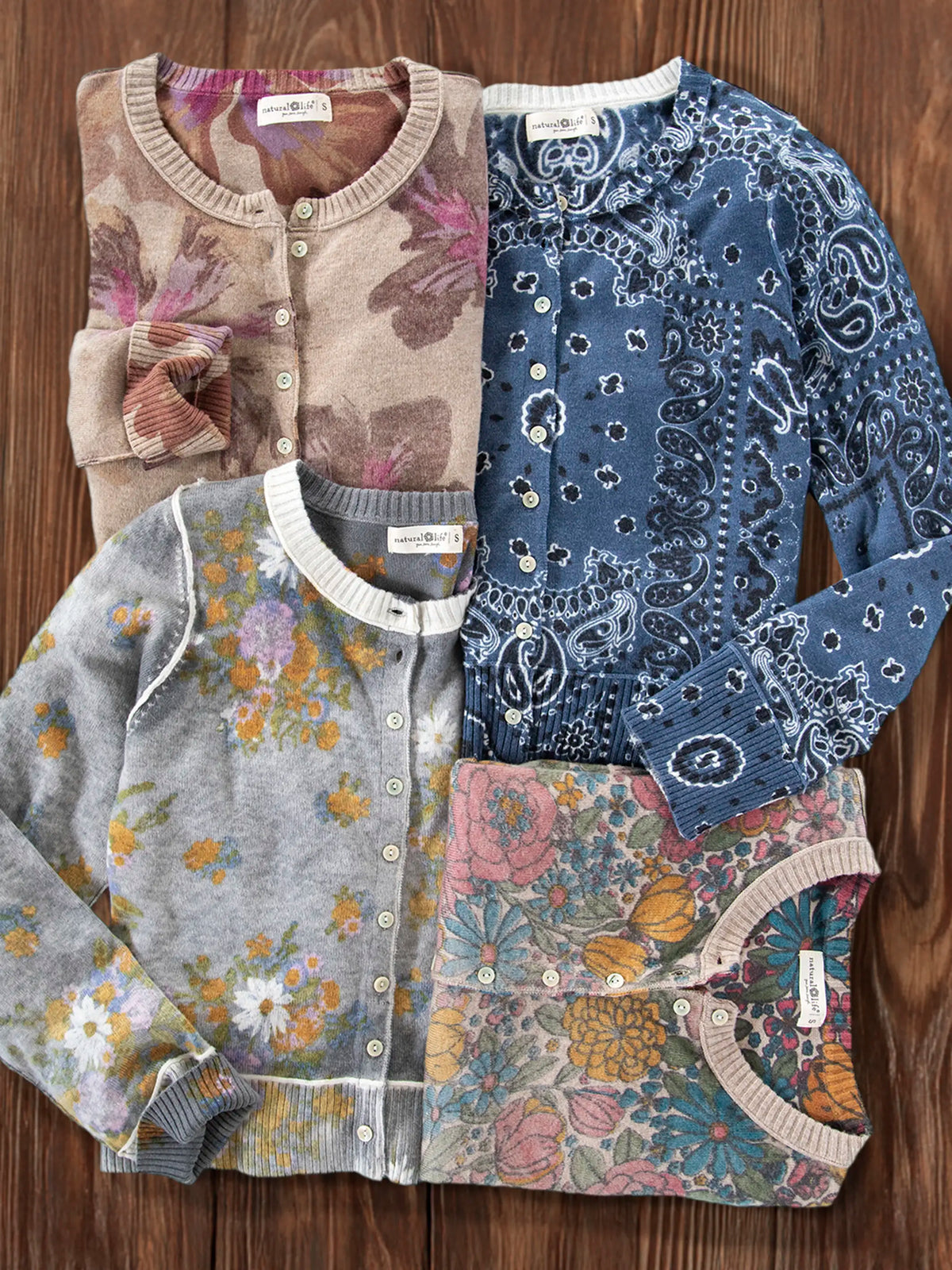 Your Everything Cardigan Sweater - Wisteria Floral
