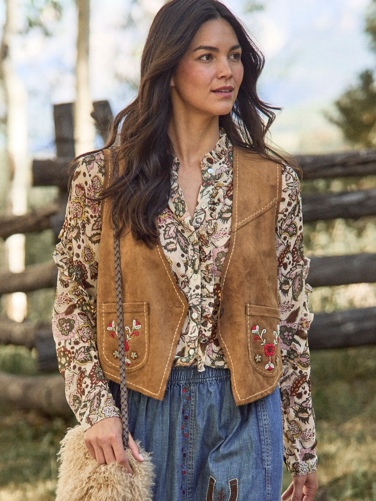 Darla Sheer Blouse - Pod Floral Mauve