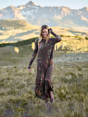 Stevie "ButterSoft" Knit Maxi Dress - Crafted Bouquets Chocolate