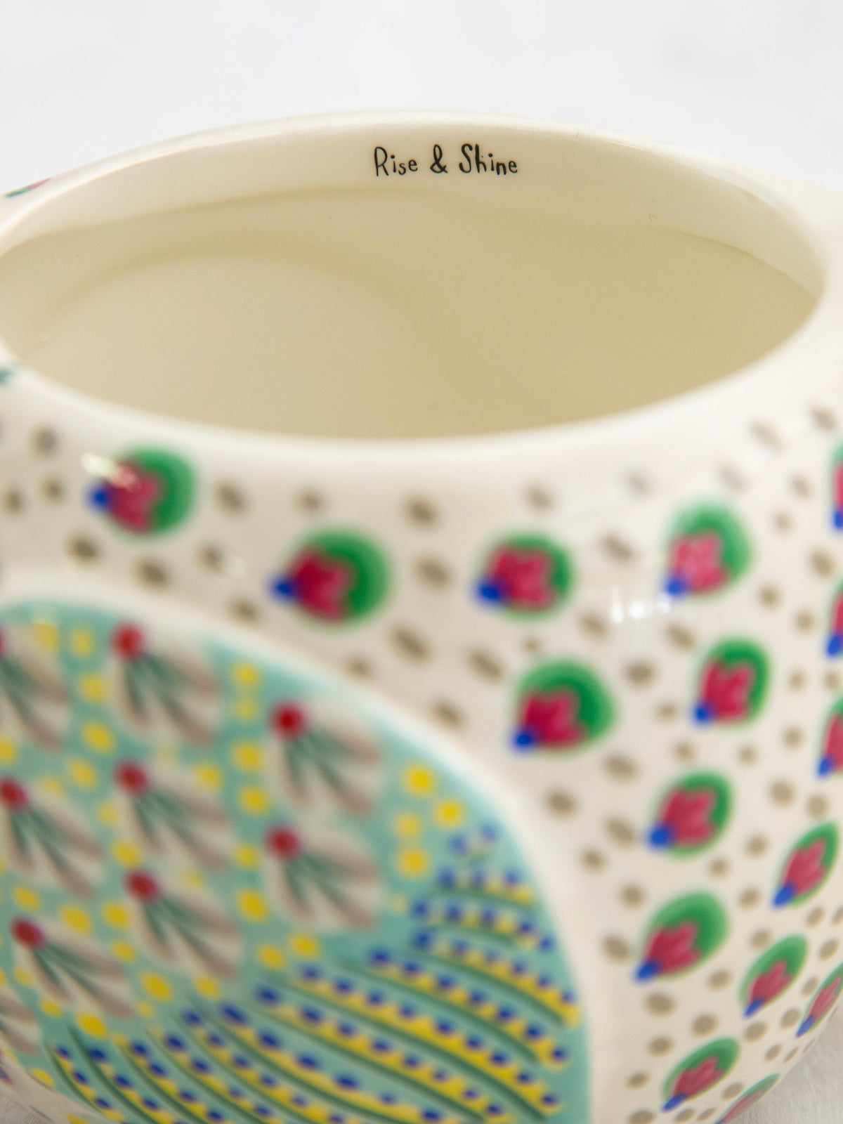 Folk Art Coffee Mug - Penny The Chicken