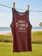 Ringer Tank Top - Seas The Day