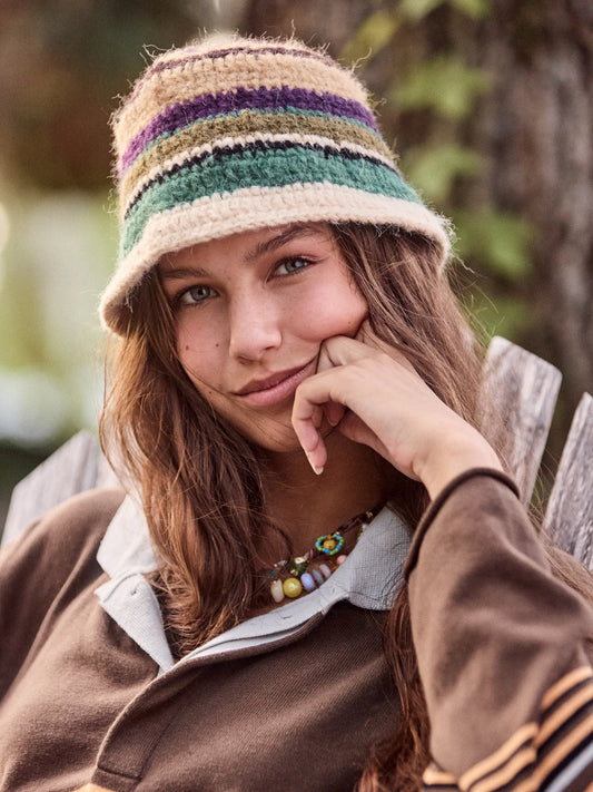 Crochet Bucket Hat - Multi