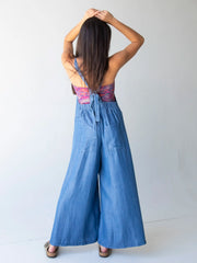 Dakota Tie Overall - Chambray