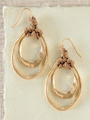 Golden Drop Earrings