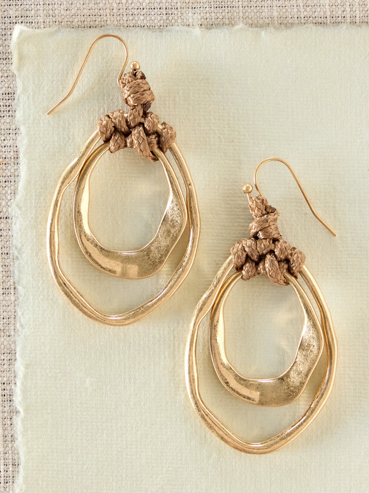 Golden Drop Earrings