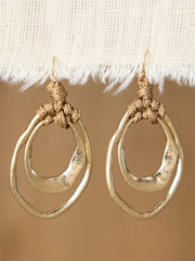 Golden Drop Earrings