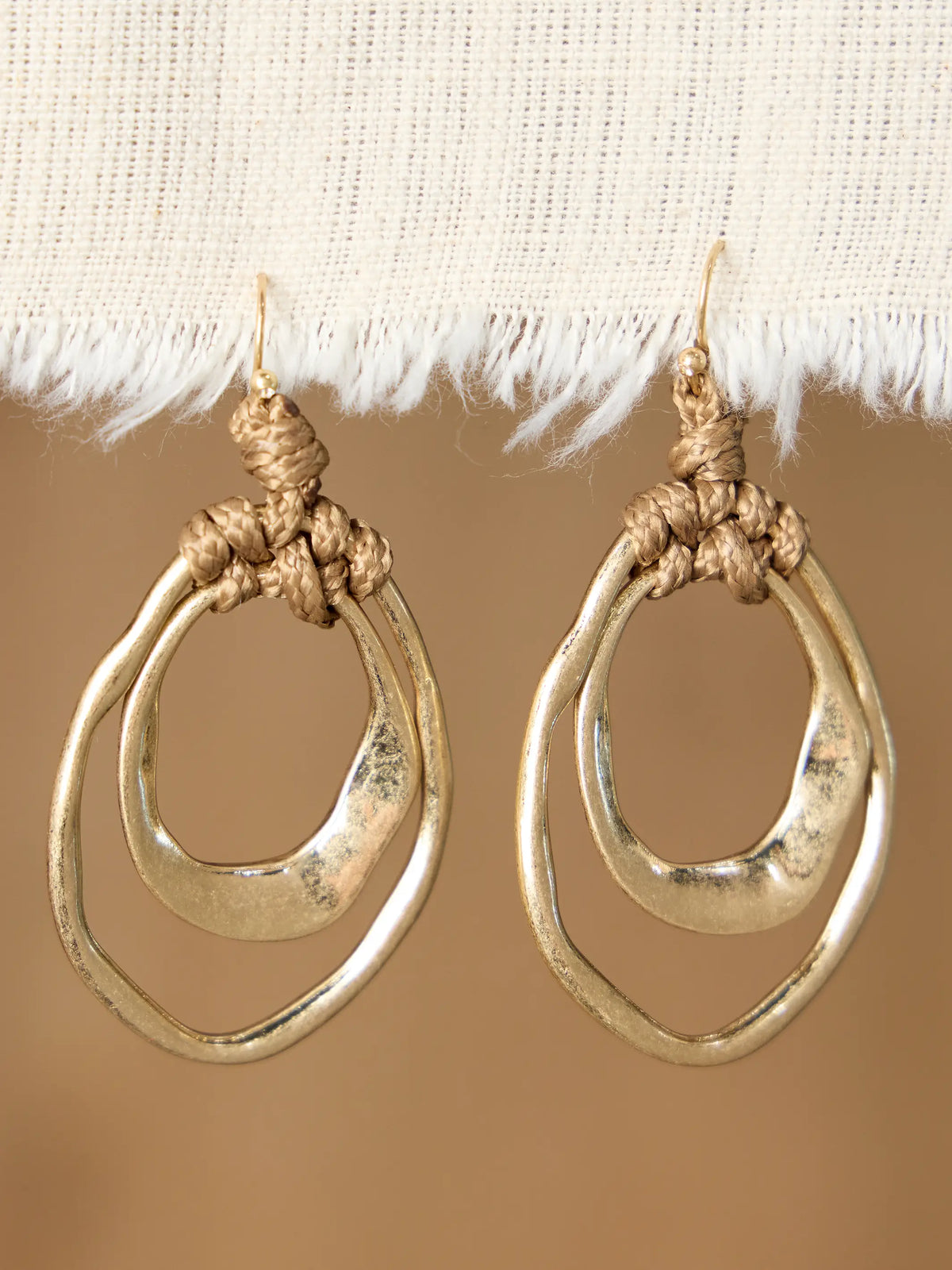 Golden Drop Earrings
