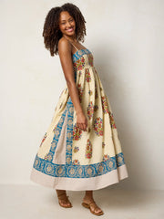 Bailey Maxi Dress - Jaipur Stripe Ivory