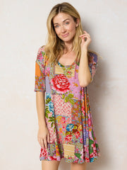 All Day "ButterSoft" Mini Dress - Vintage Treasure Pink