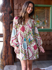 Camille Mini Dress - Handkerchief Mix