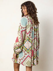 Camille Mini Dress - Handkerchief Mix