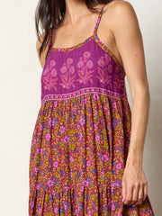 Maddie Maxi Dress - Lush Lilies Plum