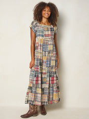 Berkley Maxi Dress - Greenfield Madras Multi