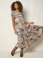 Berkley Maxi Dress - Greenfield Madras Multi