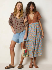 Cotton Denim Shorts - Light Wash