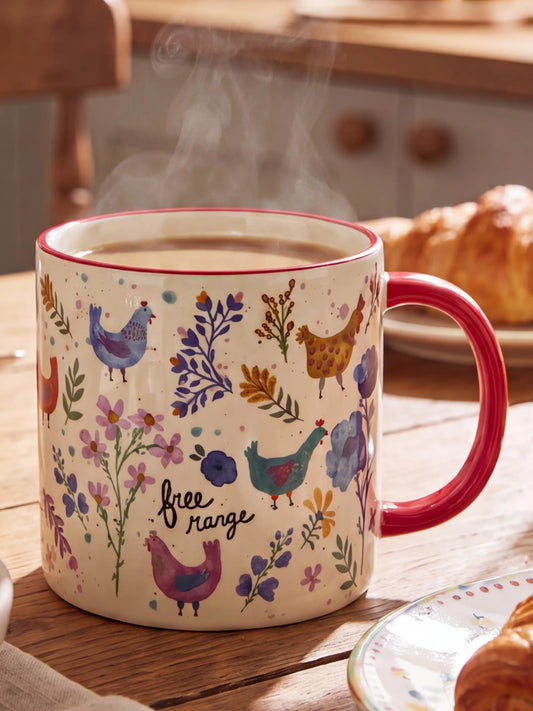 Bungalow Mug - Free Range Chickens