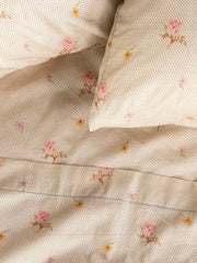 Sooo Soft Cotton Sheet Set - Pin Dot Prairie Cream