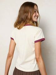 Ringer Cotton Baby Tee Shirt - Heart & Soul