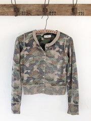 Your Everything Cardigan Sweater - Olive Camo