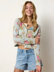 Your Everything Cardigan Sweater - English Garden Cloud Blue