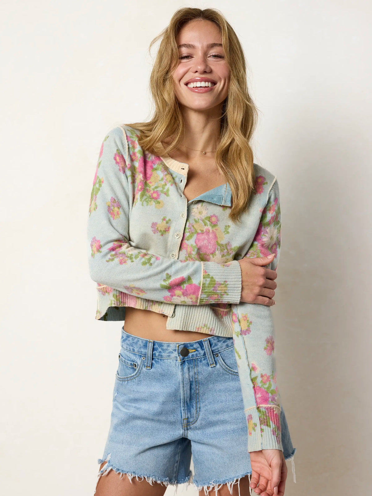 Your Everything Cardigan Sweater - English Garden Cloud Blue