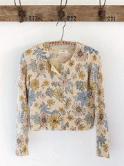 Your Everything Cardigan Sweater - Ivory Dahlia Floral