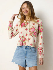 Your Everything Cardigan Sweater - English Garden Vanilla
