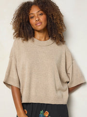 Wren Boxy Sweater - Oatmeal