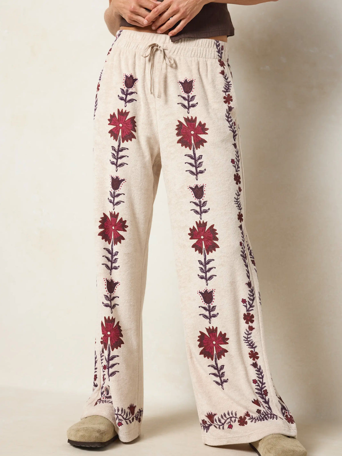 Softest Terry Pants - Beige