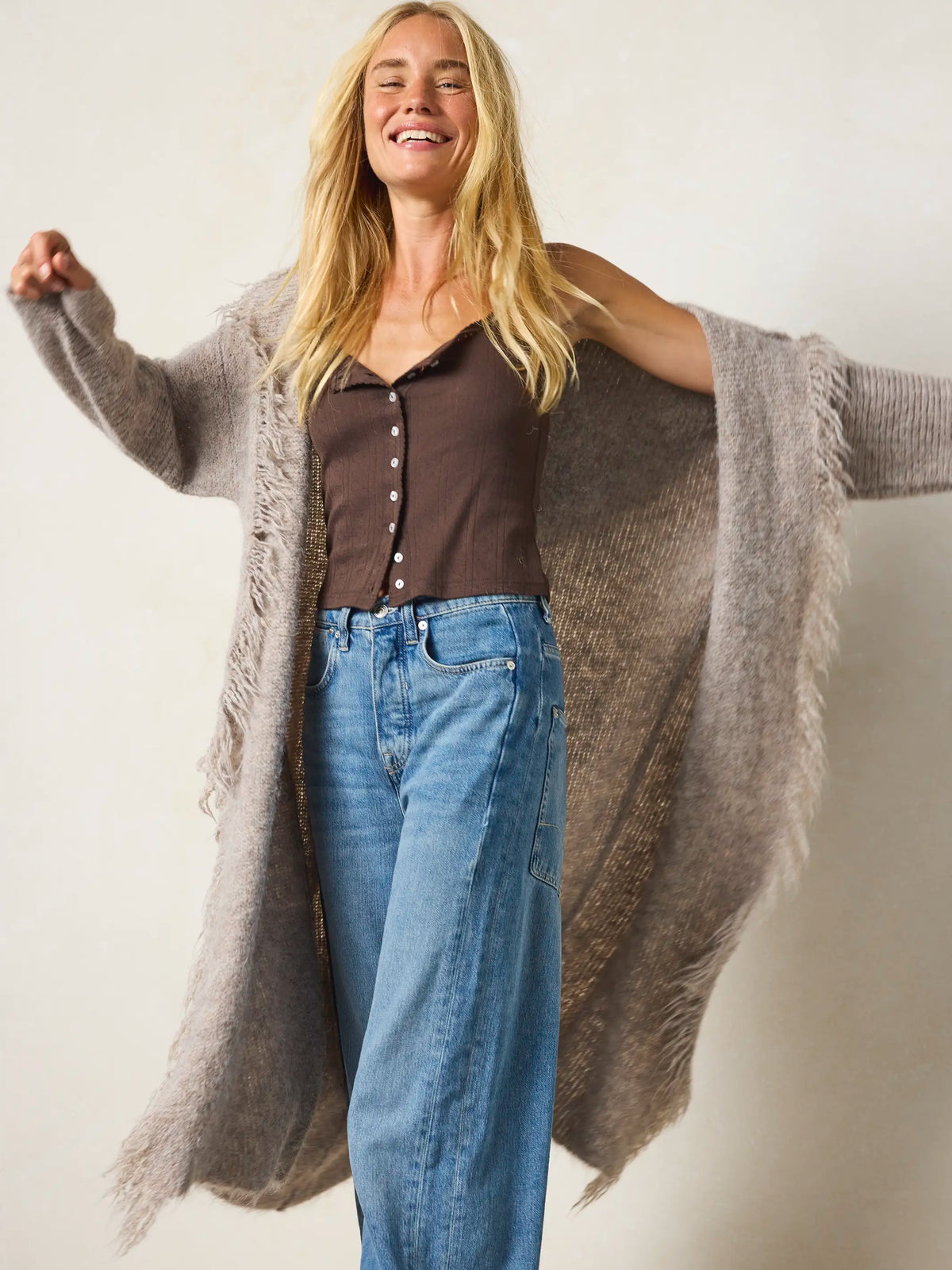 On the Fringe Duster - Mushroom