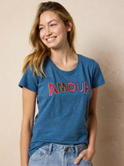 Perfect Fit Applique Tee - Amour