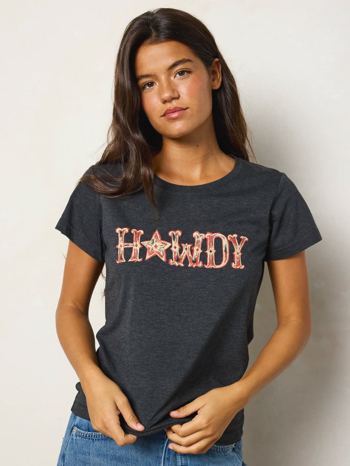 Perfect Fit Tee Shirt - Howdy