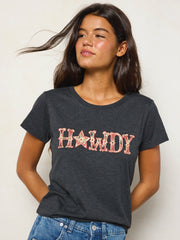 Perfect Fit Tee Shirt - Howdy