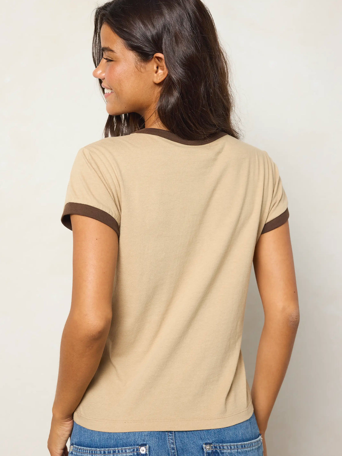 Ringer Cotton Baby Tee Shirt - Donkeys