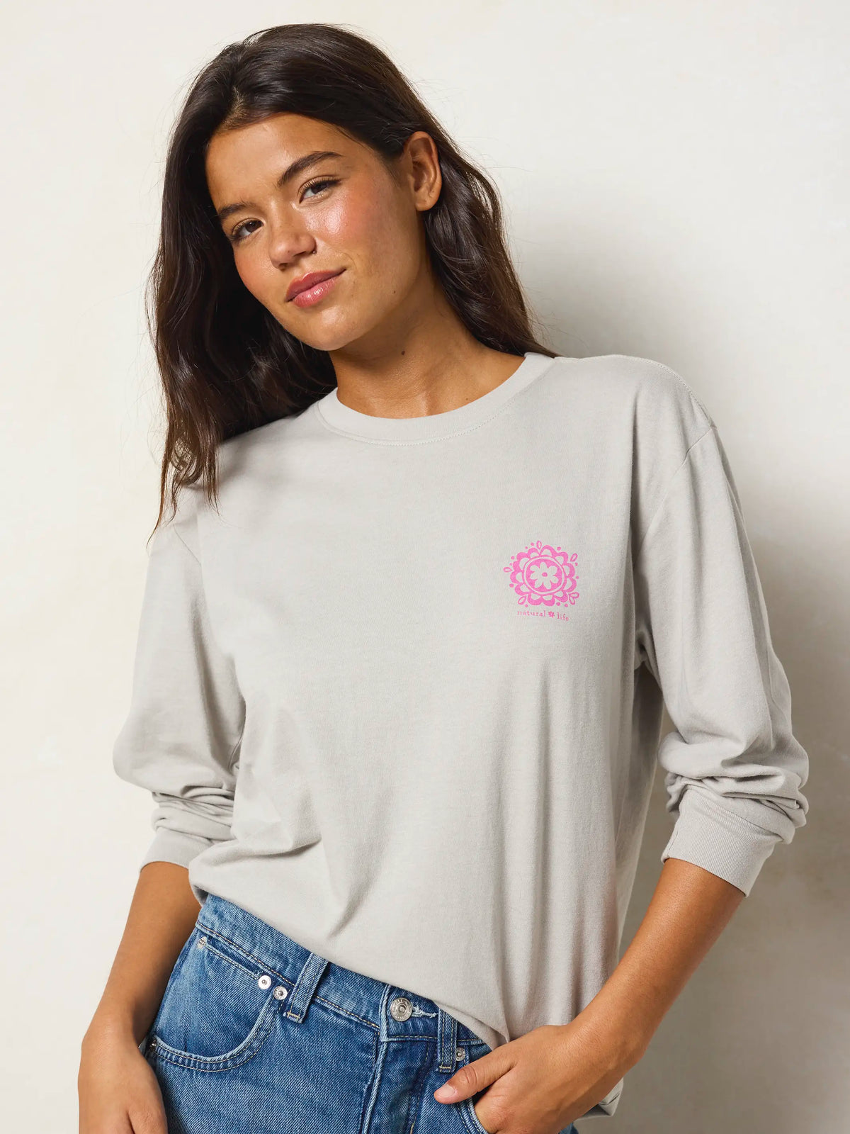 Long Sleeve Cotton Comfy Tee Shirt - Best Friends Have Tails